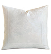 Henna Jacquard Paisley Sham in White