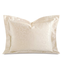 Palazzo Regal Jacquard Sham in Ecru