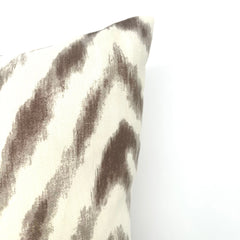 Zebra Safari 100% Linen Throw Pillow Cover