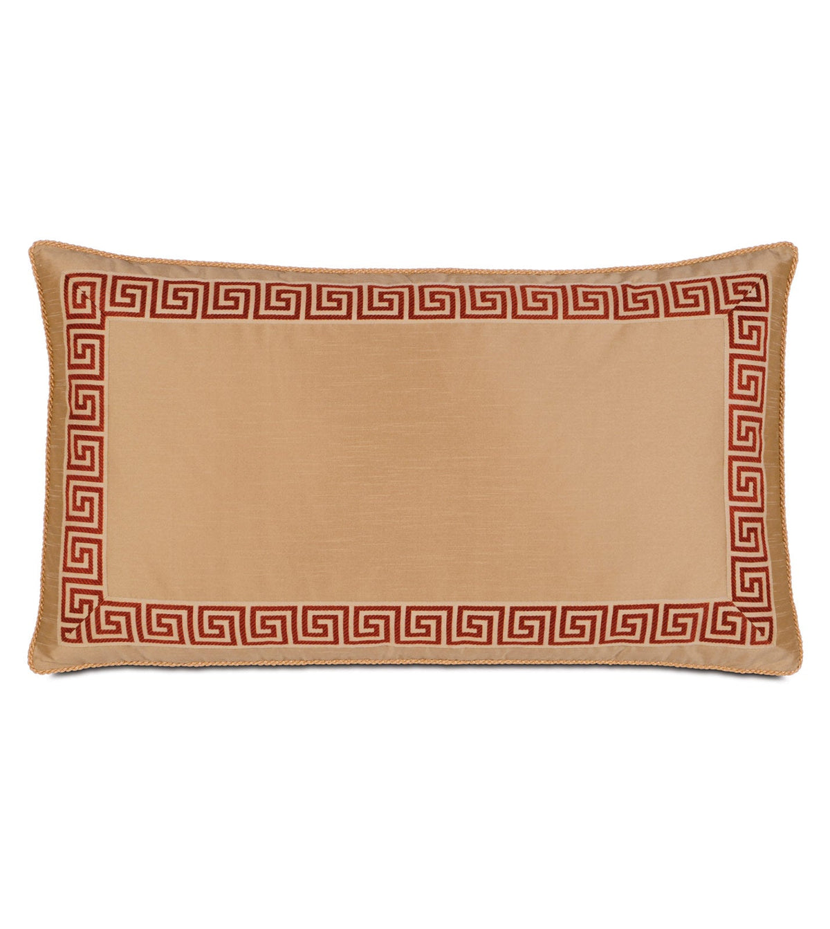 Edris Gold Greek Key King Sham 21x37